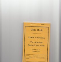 red cross notebook