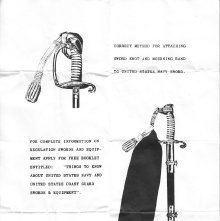 U.S. Navy Sword Knot & Mourning Band Procedure