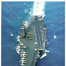 Aerial View of U.S.S. Saratoga