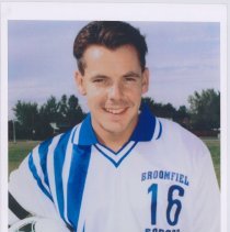 color photo of Russell Rippetoe in soccer uniform