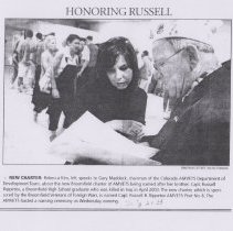 copy of newspaper article about Captain Russel B. Rippetoe AMVETS Post No. 6.