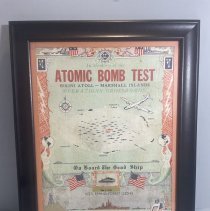 Certificate Commemorating Atomic Bomb Test