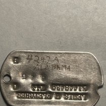 Identification Tag for Lewis W. Fletcher