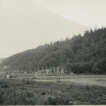 Olympic Stadium construction