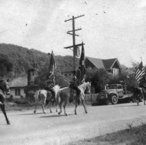 Sheriff's Posse on parade, Sumner Ave circa 1952