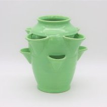 Ivy/Strawberry Jar with Saucer