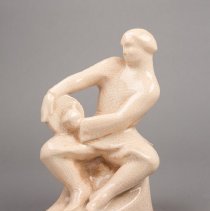 Sculpture, Russian peasant, Tambourine player