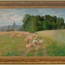 Landscape with Shepherd and Sheep