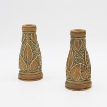 Lamp bases, pair