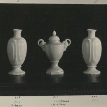 Vase V-114(Left/Right), Covered Urn V-95(Center)