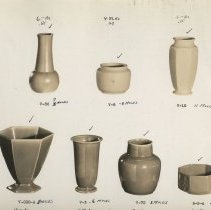Vases V-86, V-8, V-10, V-898-A, V-3, V-72, B-5-A