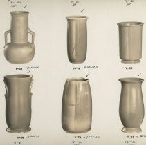 Vases V-68, V-74, V-2D, V-84, V-71. V-56