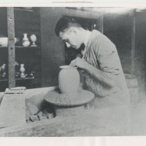 Hummel at the Pottery Wheel
