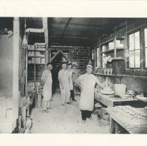 Cowan Employees in the molding room