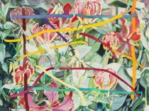 Flower Series #165 Gloriosa Lillies in the Wind
