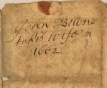 John Bowne to his wife in 1662