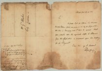 Letter to William Bleecker from Rufus King (page 1)
