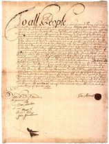 Adams Deed 1675 (page 1)