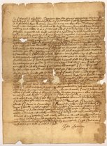 Letter from John Swinton to John Bowne, 1660 (page 1)