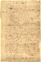 Letter from Crook to Bowne, Spicer, and Tilton, 1675, August 7 (page 1)