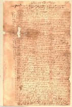 Letter from Crook, Bowne, Richardson and others, 1675, Nov. 24 (page 1)