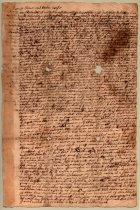 Letter, John Bowne to Hannah Bowne, 1663 (p1)