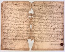 Deed, William Lawrence to Samuel Bowne, 1696