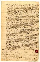 Power of Attorney, John Townsend to Capt. Townshend (page 1)