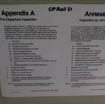 Pre-Departure Inspection