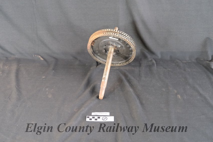 Steam Dynamo Turbine Component, Rail Vehicle Elgin County Railway