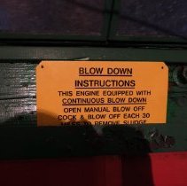 Blow Down Instructions