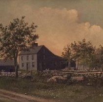 Painting, John Brown birthplace by Sarah Harvey