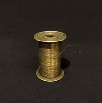 Brass wire spool (2017.46.1)