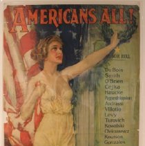 'Americans All!' World War I poster