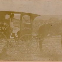 New England Bakery (Troemel's Bakery) wagon ca. 1910