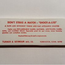 Turner & Seymour "shoot-a-lite" lighter (2018.123.1) image II