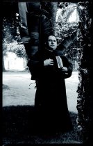 Priest, likely at the Catholic Mission in Honolulu, Oahu.
