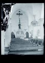Interior of Saint Francis of Assisi Church, Kalaupapa, Molokai.