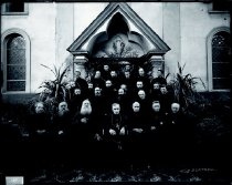 Bishop Gulston Ropert, SS.CC., and Catholic Mission Fathers and Brothers, Oahu, 1895.