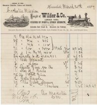 Sp 2246 (rg Iv.c-7.1b, #73 (wilder & Co. - March 28, 1887) (recto)