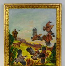 Man Shooting a Quail