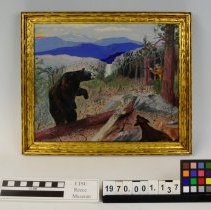 Hunter and Grizzly Bear