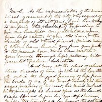 Colfax Collection Box 4 
Documents concerning Colfax's homecoming,
March 11, 1873