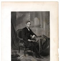 Colfax Collection, Engraving 
Engraving of Schuyler Colfax. Published by Johnson, Fry & Co. Publishers, New York.