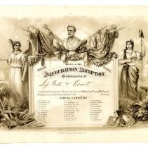 Coflax Collection, Invitation 
Inauguration Reception of Grant and Colfax Invitation, March 4, 1869.