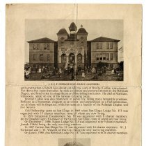 Colfax Collection, Article 
Odd Fellows California, Schuyler Colfax Histor