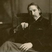 Original RLS photo, seated in wicker chair, Notman Studio, NY