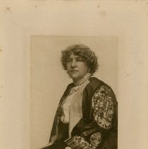 Fanny Stevenson wearing her Chinese Embroidered Coat