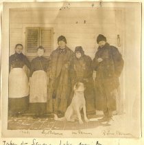 Lloyd, Fanny & RLS w/ Maids in Saranac