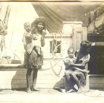 Native Family aboard ship